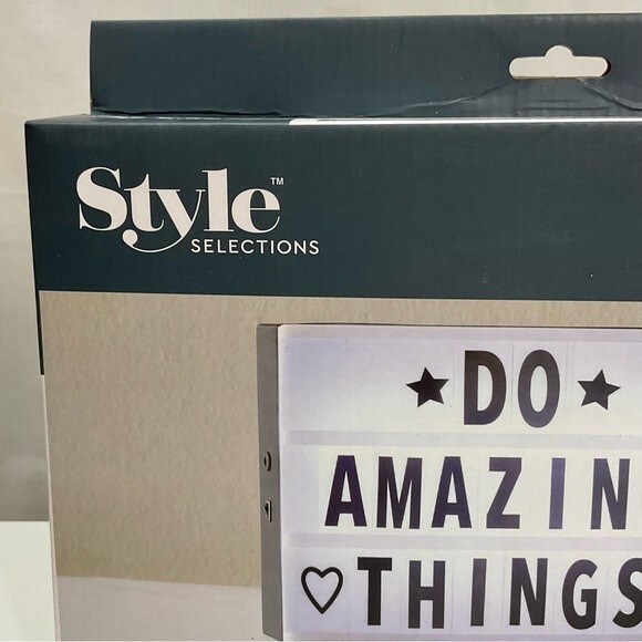 Novelty Cinema Sign Light Box Personalize Business Dorm Inspirational New Retro - Picture 5 of 6